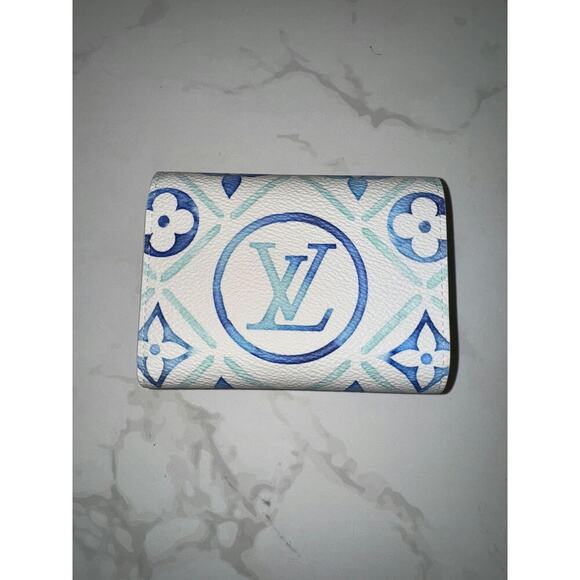 Louis Vuitton Blue Victorine Small Wallet - Excellent Condition - Picture 2 of 9